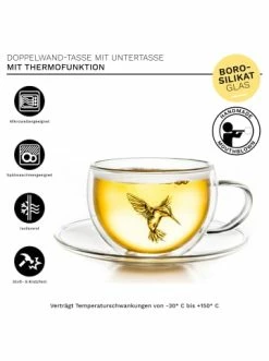 Bester Verkauf 🥰 Gläser Creano Thermo-Tasse "Hummi" Mit Untersetzer In Grün - 250ml Günstig Kaufen 🔔 -Günstiges Creano Geschäft creano thermo tasse hummi mit untersetzer in grun 250ml 4