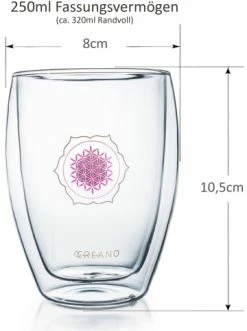 Am billigsten 😍 Gläser Creano Thermoglas "Blume Des Lebens" - 250ml Günstig Kaufen ✔️ 10 Am billigsten 😍 Gläser Creano Thermoglas "Blume Des Lebens" - 250ml Günstig Kaufen ✔️ -Günstiges Creano Geschäft creano thermoglas blume des lebens 250ml 3