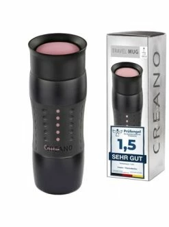 Budget ❤️ Gläser Creano Travel-mug 400ml "Rosa", Isolierend Aus Edelstahl Günstig Kaufen ⭐