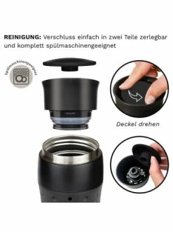 Blitzangebot 🔥 Gläser Creano Travel-mug 400ml "schwarz", Isolierend Aus Edelstahl Günstig Kaufen ❤️ 10 Blitzangebot 🔥 Gläser Creano Travel-mug 400ml "schwarz", Isolierend Aus Edelstahl Günstig Kaufen ❤️ -Günstiges Creano Geschäft creano travel mug 400ml schwarz isolierend aus edelstahl 2