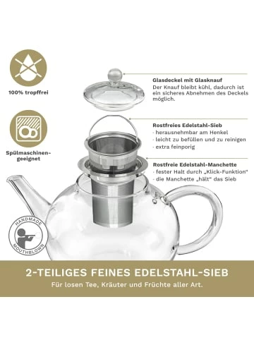Beste Bewertungen von 👍 Kaffee- & Teegeschirr Creano Weihnachts-Set Teekanne 1.6l + Edelstahl-Stövchen + 45 Bio Kräuter/Früchte-Tee Günstig Kaufen 🌟 5 Beste Bewertungen von 👍 Kaffee- & Teegeschirr Creano Weihnachts-Set Teekanne 1.6l + Edelstahl-Stövchen + 45 Bio Kräuter/Früchte-Tee Günstig Kaufen 🌟 - Image 3