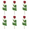 Auslauf 🔔 Kerzen, Vasen & Mehr Creativ Green Deko-Blume 6er Set Gartenrose Langstiel In Rot Günstig Kaufen 🔥 -Günstiges Creano Geschäft creativ green deko blume 6er set gartenrose langstiel in rot